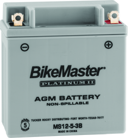 BikeMaster AGM Battery - MS12-5-3B