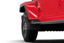 Load image into Gallery viewer, Rally Armor 19-24 Jeep JT Gladiator (Mojave/Rubicon) Black Mud Flap w/Metallic Black Logo