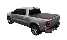 Load image into Gallery viewer, Access LOMAX Alum Tri-Fold Cover w/Split Rails BK Urethane Finish 19-20 Dodge Ram-5ft 7in w/o RamBox