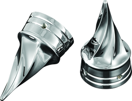 Kuryakyn Twisted Axle Caps Chrome