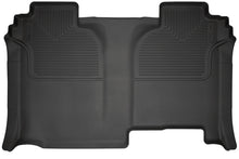 Load image into Gallery viewer, Husky Liners 19-23 Chevrolet Silverado 1500 CC WeatherBeater Black 2nd Row Floor Liners