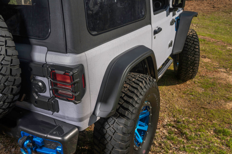 Rugged Ridge Max Terrain Fender Flare Set F & R 18-22 Jeep Wrangler JL