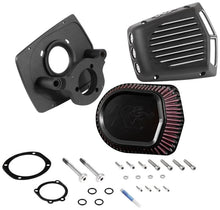 Load image into Gallery viewer, K&amp;N Street Metal Intake System for 01-16 Harley Davidson Softail/Dyna - Shaker Black