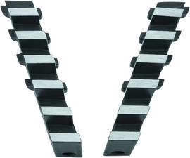 Kuryakyn Exhaust Port Fillers For Indian Black & Raw