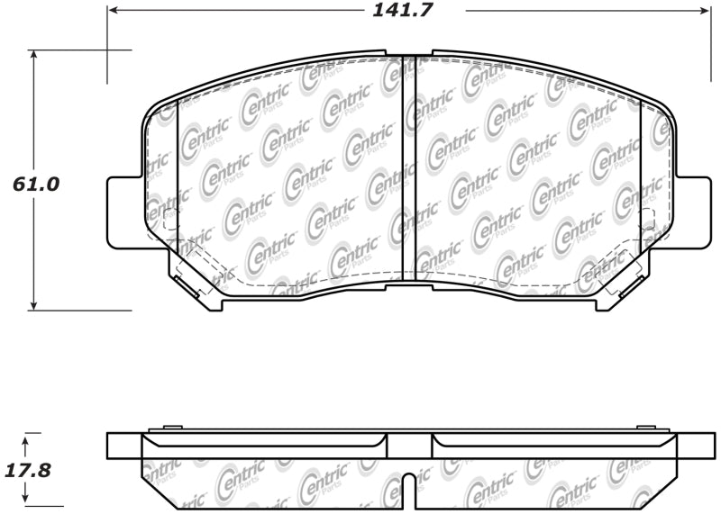 StopTech Performance Front Brake Pads 13-14 Dodge Dart/Jeep Cherokee