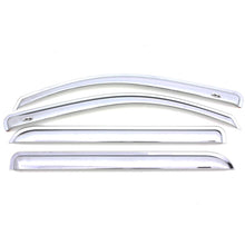 Load image into Gallery viewer, AVS 10-17 Chevy Equinox Ventvisor Outside Mount Front &amp; Rear Window Deflectors 4pc - Chrome