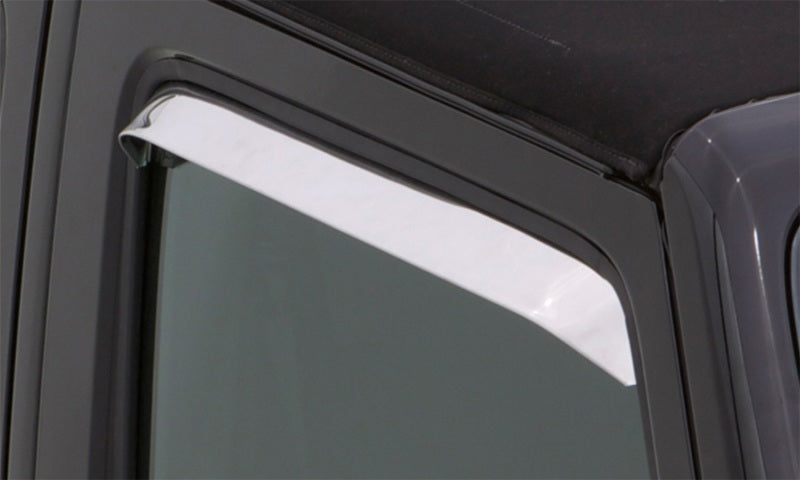 AVS 80-96 Ford Bronco Ventshade Extra Wide 2pc - Silver