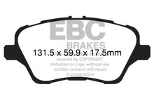 Load image into Gallery viewer, EBC 13+ Ford Fiesta 1.6 Turbo ST Ultimax2 Front Brake Pads