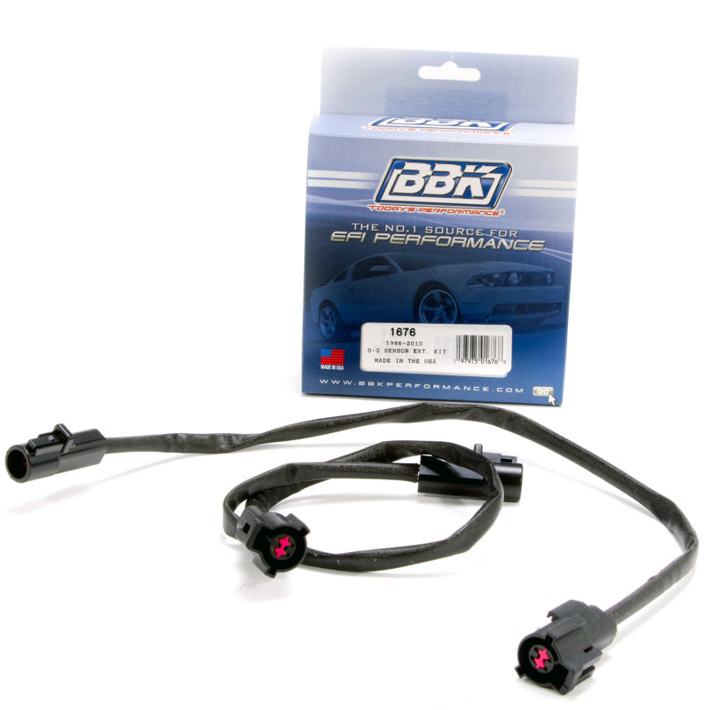 BBK 86-10 Mustang 5.0 4.6 O2 Sensor Wire Harness Extensions (pair)