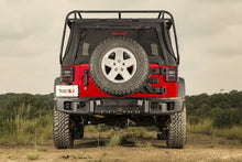 Load image into Gallery viewer, Rugged Ridge Spartacus Rear Bumper Black 07-18 Jeep Wrangler