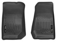 Load image into Gallery viewer, Husky Liners 07-12 Jeep Wrangler WeatherBeater Black Floor Liners