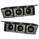 ORACLE Lighting 21-22 Ford Bronco Triple LED Fog Light Kit for Steel Bumper - Yellow SEE WARRANTY