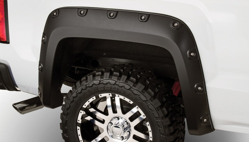 Bushwacker 16-18 GMC Sierra 1500 Boss Pocket Style Flares 4pc - Black