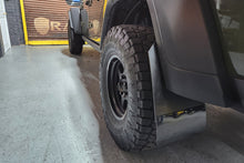 Load image into Gallery viewer, Rally Armor 19-24 Jeep JT Gladiator (Mojave/Rubicon) Black Mud Flap w/Grey Logo