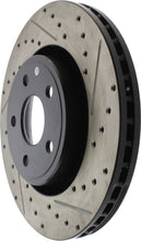 Load image into Gallery viewer, StopTech 11-12 Dodge Durango Sport Drilled &amp; Slotted Front Passenger-Side Brake Rotor