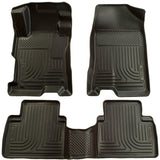 Husky Liners 09-12 Toyota Corolla/Matrix/Pontiac Vibe (FWD) WeatherBeater Combo Black Floor Liners