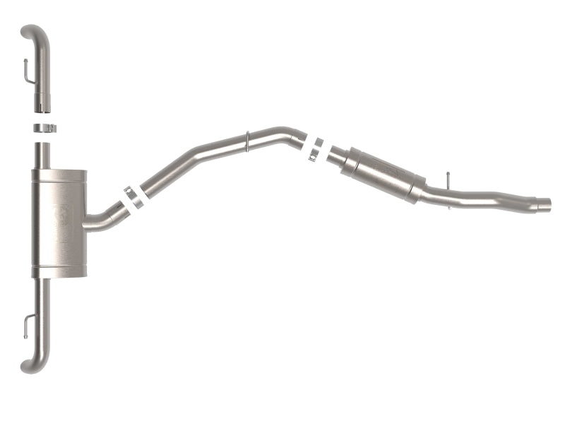 aFe MACH Force-Xp 17-21 Audi Q5 L4-2.0L (T) 3in to 2.5in Stainless Steel Cat-Back Exhaust System