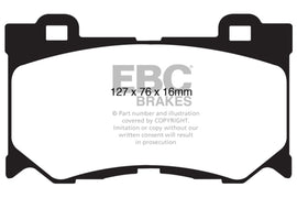 EBC 08-15 Infiniti G37 3.7 Bluestuff Front Brake Pads