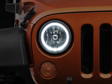 Load image into Gallery viewer, Raxiom 07-18 Jeep Wrangler JK LED Halo Headlights- Chrome Housing (Clear Lens)