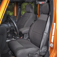 Load image into Gallery viewer, Rugged Ridge Seat Cover Kit Black 11-18 Jeep Wrangler JK 4dr