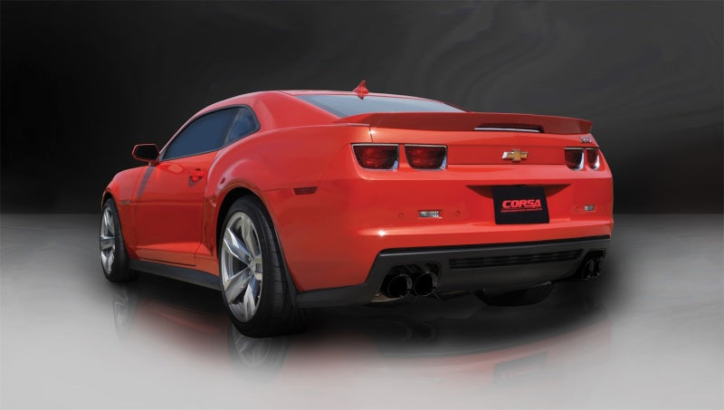 Corsa 2012-2015 Chevrolet Camaro Coupe ZL1 6.2L V8 Black Sport Cat-Back + XO Exhaust