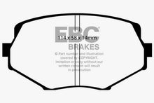 Load image into Gallery viewer, EBC 94-01 Mazda Miata MX5 1.8 Yellowstuff Front Brake Pads