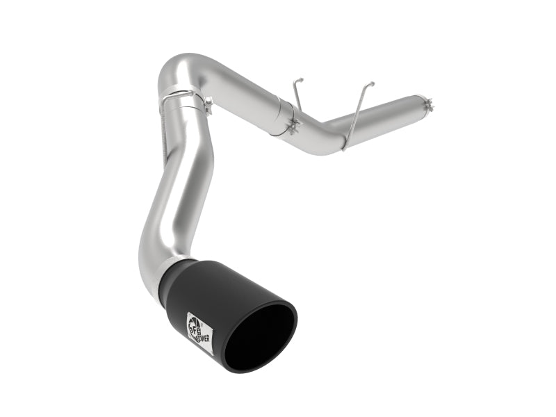 aFe ATLAS 5in Alum Steel DPF-Back Exhaust System w/Black Tip 19-20 Ram Diesel Trucks L6-6.7L (td)