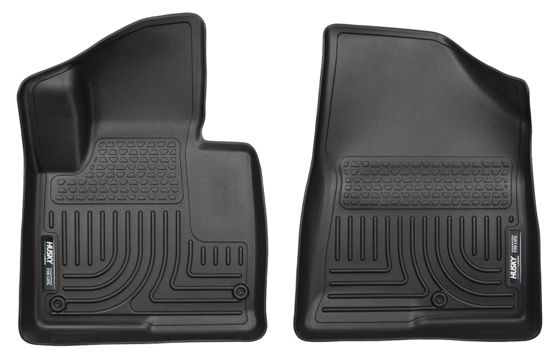 Husky Liners 13-15 Hyundai Sante Fe Sport/Sport 2.0T WeatherBeater Front Row Black Floor Liners