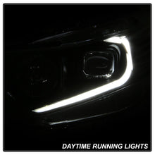 Load image into Gallery viewer, xTune 09-14 Acura TSX Projector Headlights - Light Bar DRL - Black (PRO-JH-ATSX09-LB-BK)