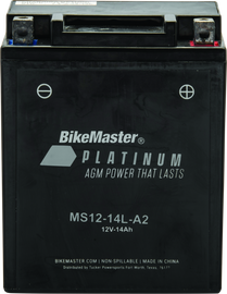 BikeMaster AGM Battery - MS12-14L-A2