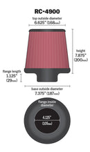 Load image into Gallery viewer, K&amp;N Universal Air Filter Round Tapered 7.375in Base OD / 6.625in Top OD / 7.875in Height