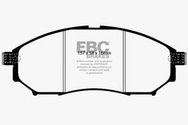EBC 08-13 Infiniti EX35 3.5 Ultimax2 Front Brake Pads