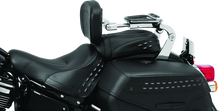 Load image into Gallery viewer, Kuryakyn Fixed Mounts Multi-Purpose Driver &amp; Passenger Backrest 18-Up Softail Black