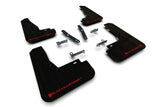 Rally Armor 22-24 Kia EV6 Black UR Mud Flap Red Logo