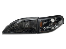 Load image into Gallery viewer, Raxiom 94-98 Mustang Axial Series Cobra Style Headlights- Black Housing (Clear Lens)