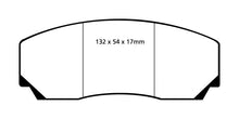 Load image into Gallery viewer, EBC 90-00 Aston Martin Vantage 5.3 (Twin Supercharged)(AP) Redstuff Front Brake Pads