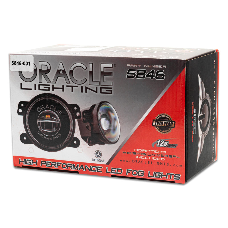 Oracle Jeep Wrangler JK/JL/JT High Performance W LED Fog Lights - w/o Controller SEE WARRANTY