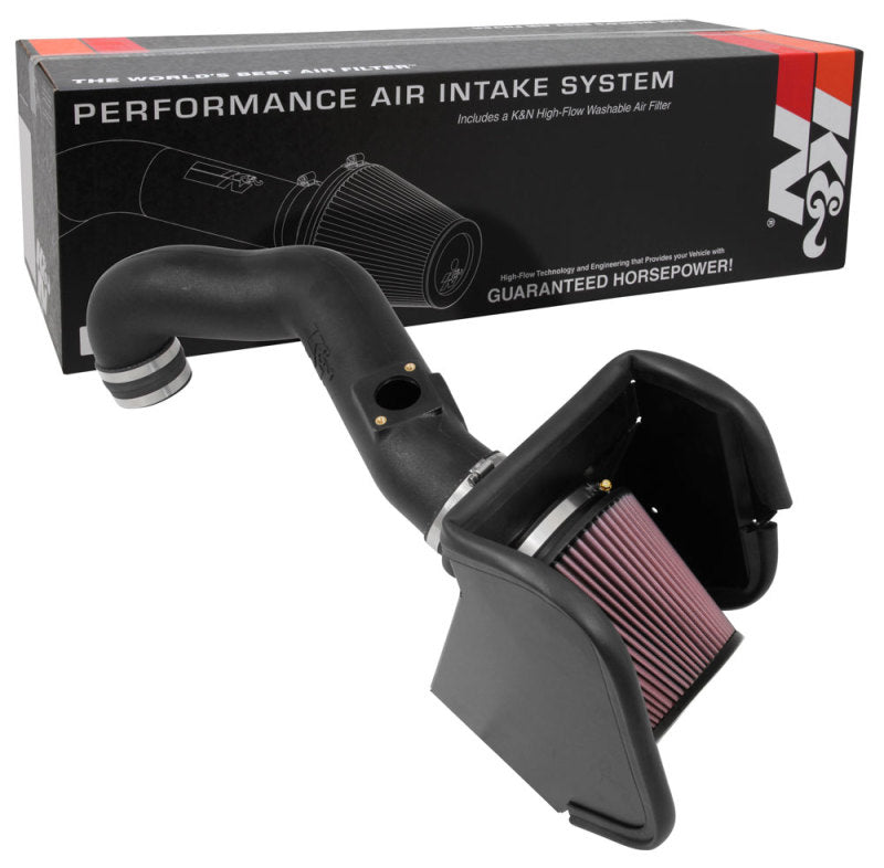 K&N 16-17 Nissan Titan XD V8-5.0L DSL 63 Series Aircharger Performance Intake