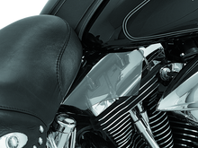 Load image into Gallery viewer, Kuryakyn Saddle Shields Heat Deflectors 00-17 Softail Smoke