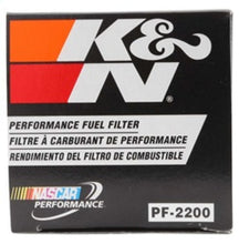 Load image into Gallery viewer, K&amp;N Cellulose Media Fuel Filter 3in OD x 5.625in L