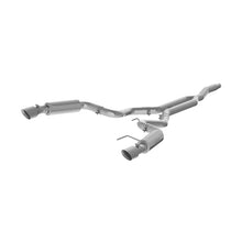 Load image into Gallery viewer, MBRP 15-18 Ford Mustang EcoBoost 2.3L T409 3in Cat Back Dual Split Rear Exit (Race Version)