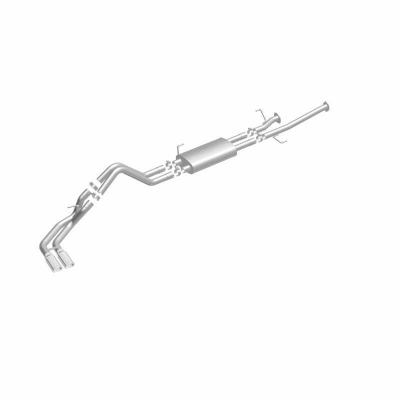 MagnaFlow 14 Toyota Tundra V8 4.6L/5.7L Stainless C/b Exhaust Dual same side pass. rear tire