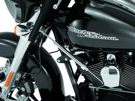 Twin Power 14-17 FLH FLT Satin Steering Damper Kit