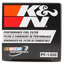 Load image into Gallery viewer, K&amp;N Cellulose Media Fuel Filter 1.688in OD x 3.813in L