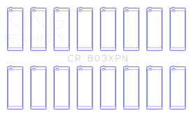 King 55-67 Ford 265/283/302/327 V8 (Size STD) Performance Rod Bearing Set