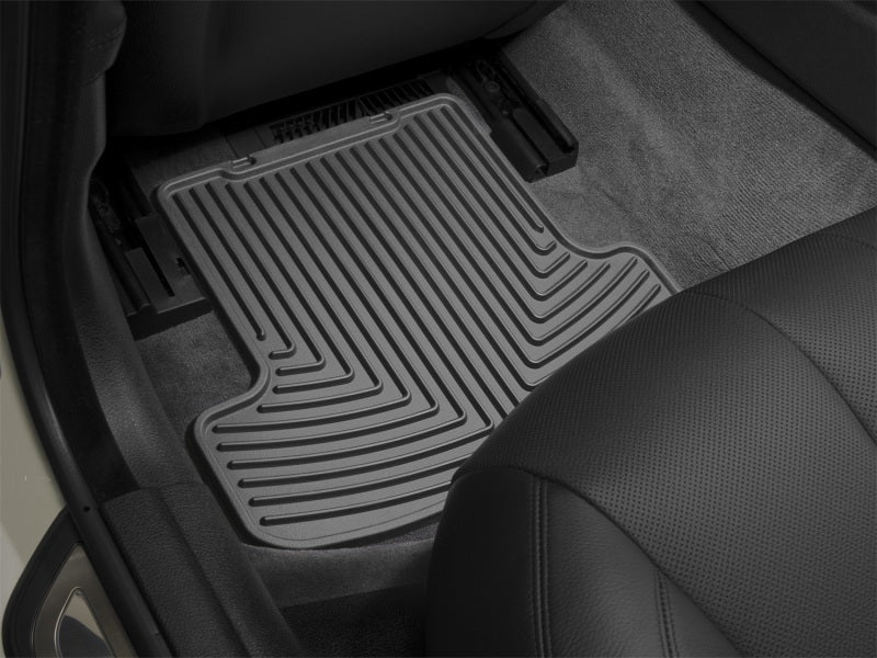 WeatherTech 02-14 Dodge Ram Quad Cab Rear Rubber Mats - Black