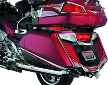 Load image into Gallery viewer, Kuryakyn L.E.D. Rear Fender Tip 12-17 GL1800 Chrome Red Lens