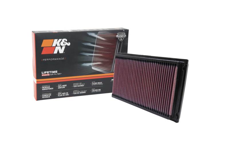 K&N 88-08 Nissan 1.8L / 87-05 Nissan/Infiniti 3.0L / 00-09 3.5LDrop In Air Filter