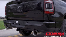 Load image into Gallery viewer, Corsa 19-24 Ram 1500 5.7L Crew Cab w/ 57in or 76in Bed Cat-Back Dual Rr Exit 5in Satin Polished Tips