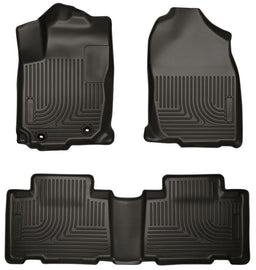 Husky Liners 15 Toyota Corolla Weatherbeater Black Front & 2nd Seat Floor Liners